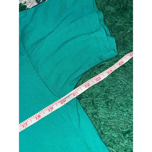 Vintage American Legion Baseball Shirt Reynolds Norman #18 Green Tee 90s L Large - Picture 8 of 9